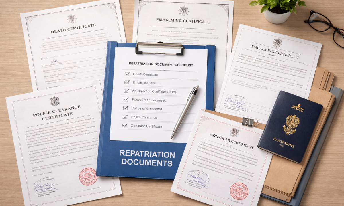Required Documents for Repatriation