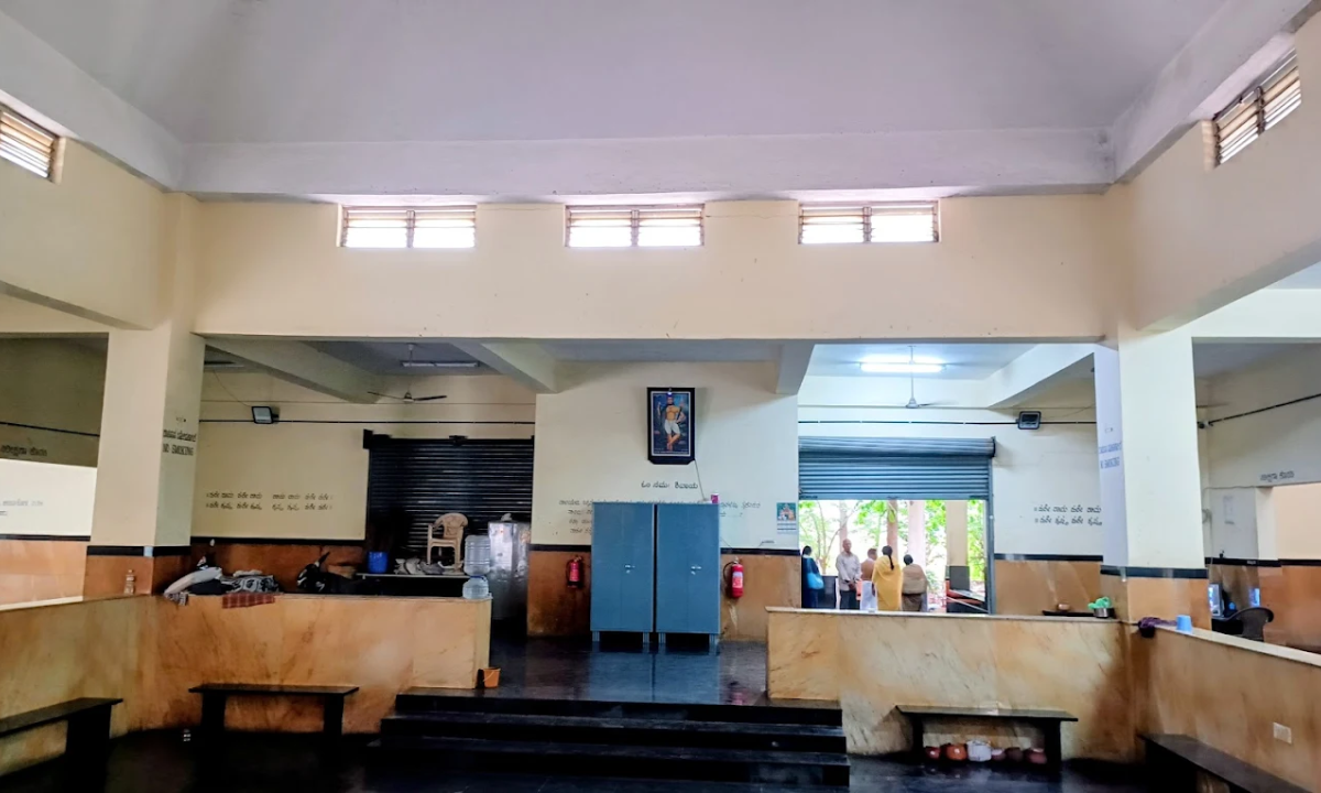 Inside Kengeri Crematorium