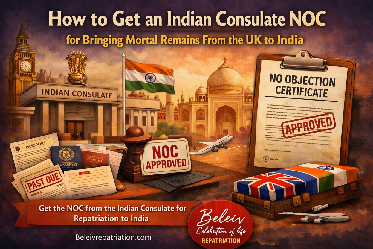 How to Get an Indian Consulate NOC for Repatriation from UK to India