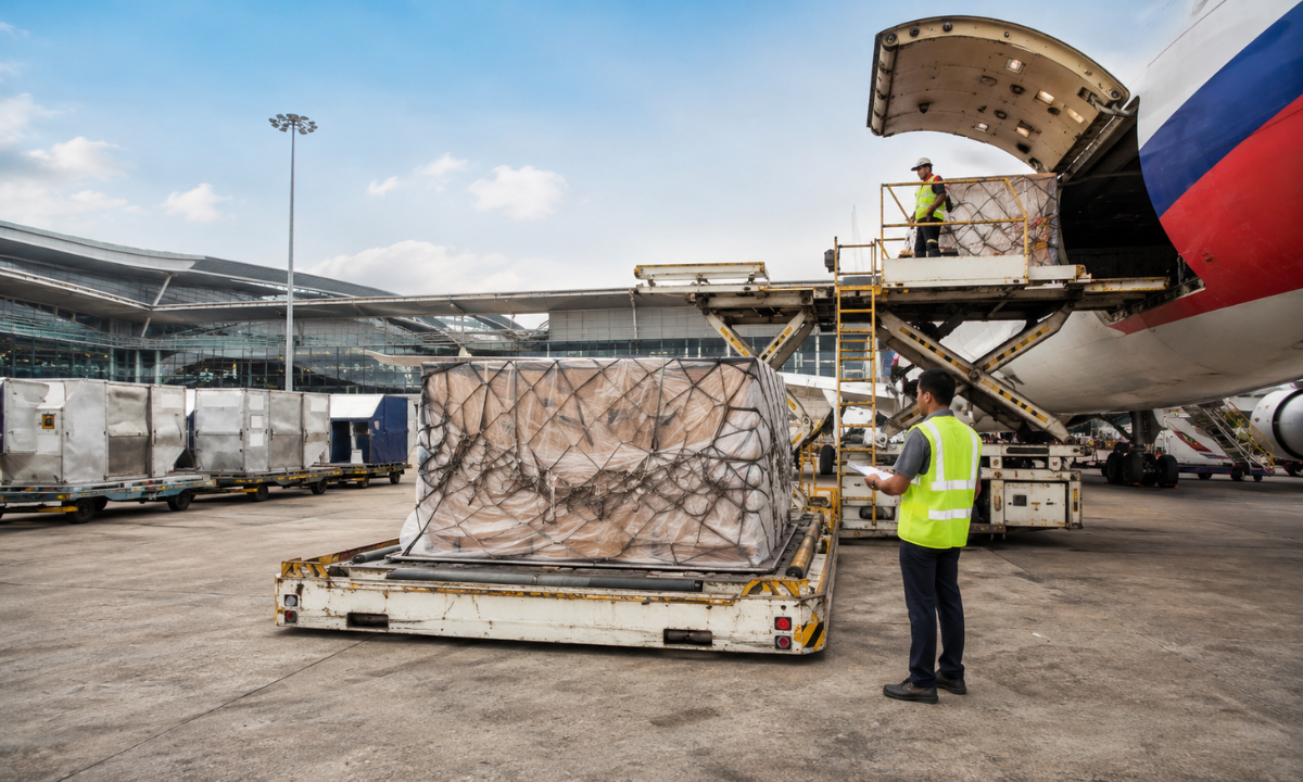 Air Cargo Transfer via RGIA