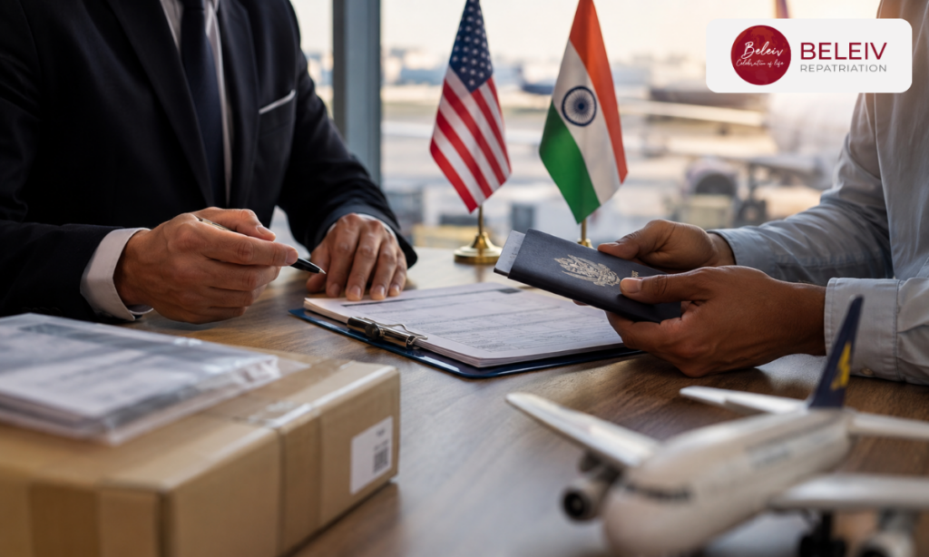 Documents for Sending Mortal Remains from USA to India