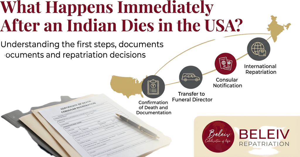 What Happens Immediately After an Indian Dies in the USA?