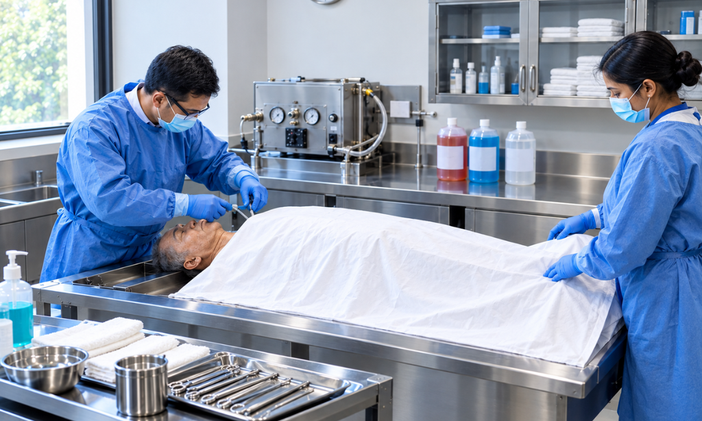 Arrange Embalming and Preparation