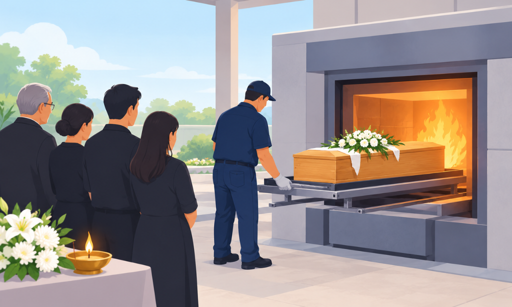 Cremation process for ashes repatriation