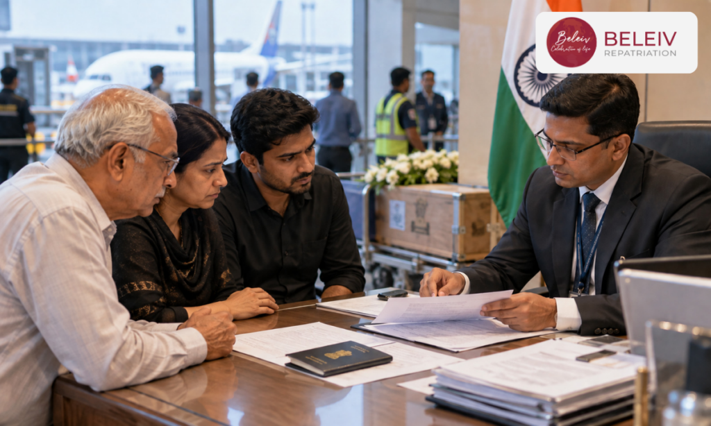 Indian Consulate requirements for mortal remains repatriation