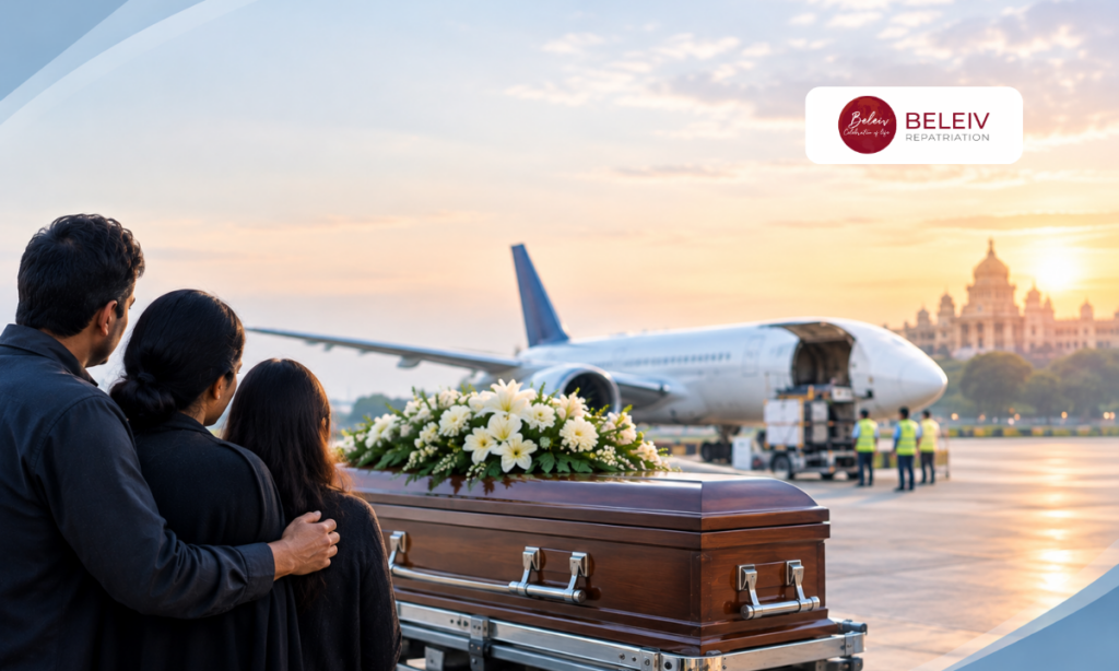 USA to Bangalore body repatriation process for families