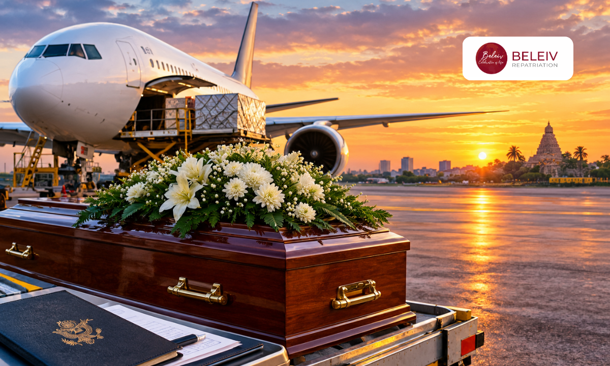 USA to Chennai body repatriation process